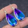 Natural Tourmaline Gemstone Handmade 925 Sterling Silver Gift Earring 1.97" L5H73