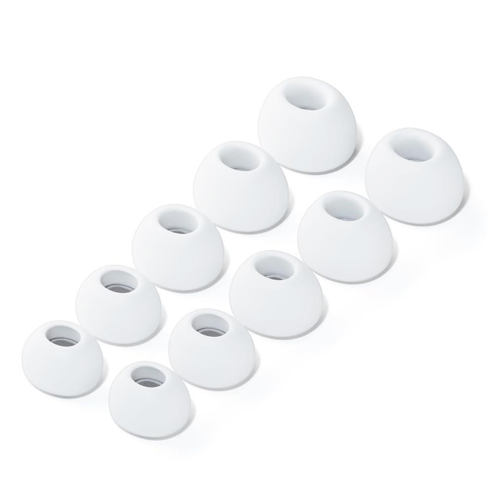 Premium Style Silicone Ear Tips for AirPods Pro 3 Washable Replacement Eartips Set with Dust Mesh 5 Sizes XXS to L PG-APP3EPSC1