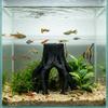 3D Printed Tree Stump Fish Tank Decoration Multi-Hole Irregular Aquarium Landscaping Plastic Shrimp Shelters Breeding Habitat