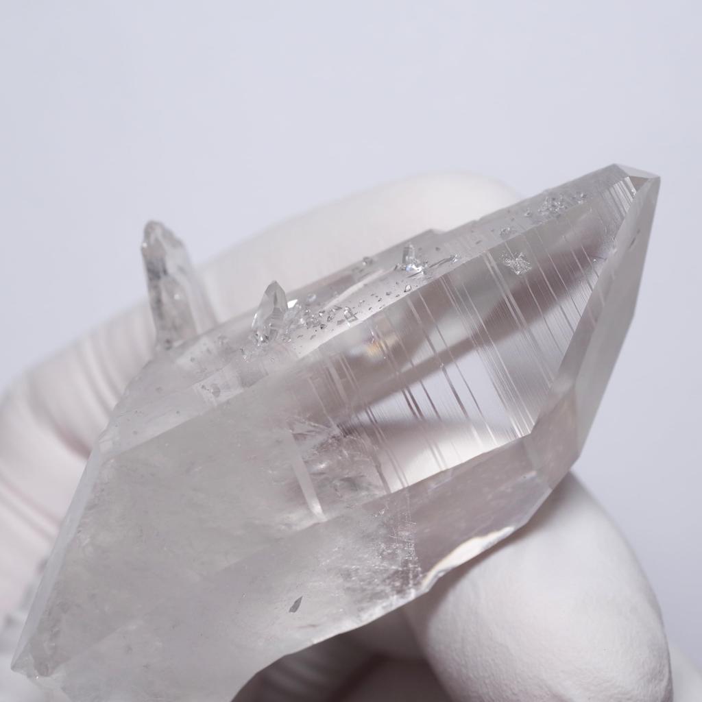 Πέτρα Φυσικό ορυκτό κρύσταλλος χαλαζία σύμπλεγμα ΗΠΑ Δείγμα ακατέργαστο [N2 Φυσικό] - Αρκάνσας, - (80 "Μοναδικές" πέτρες περίπου. 33γρ., 44x23x37χιλ.)