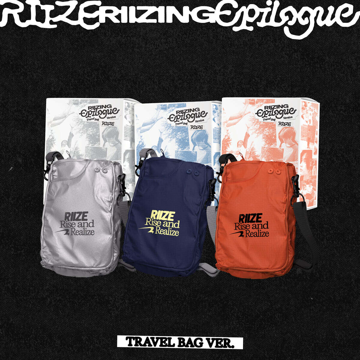 

RIIZE - 1st Mini Album : RIIZING : Epilogue [TRAVEL BAG Ver.][LIMITED EDITION](Smart Album) [1 out of 3 types randomly sent]