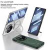 All-inclusive Hinge Metal Rotating Magnetic Ring Holder Glass Protector Phone Case for VIVO X Fold 5 fold5 Camera Protect Cover