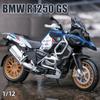 1/12 BMW R1250GS Alloy Racing Motorcycle Model Diecast Metal Toy Street Sports Motorcycle Model Simulation Collection Kids Gifts