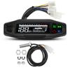 Mini Universal Drehzahlmesser für Motorrad LCD Digitaler Tacho Kilometerzähler Elektromotorrad Geschwindigkeitsmesser Moto Zubehör
