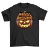 Halloween_221 Spooky Jack-O-Lantern T-Shirt Mens Womens Tees Top - Funny Halloween Tee for Trick or T