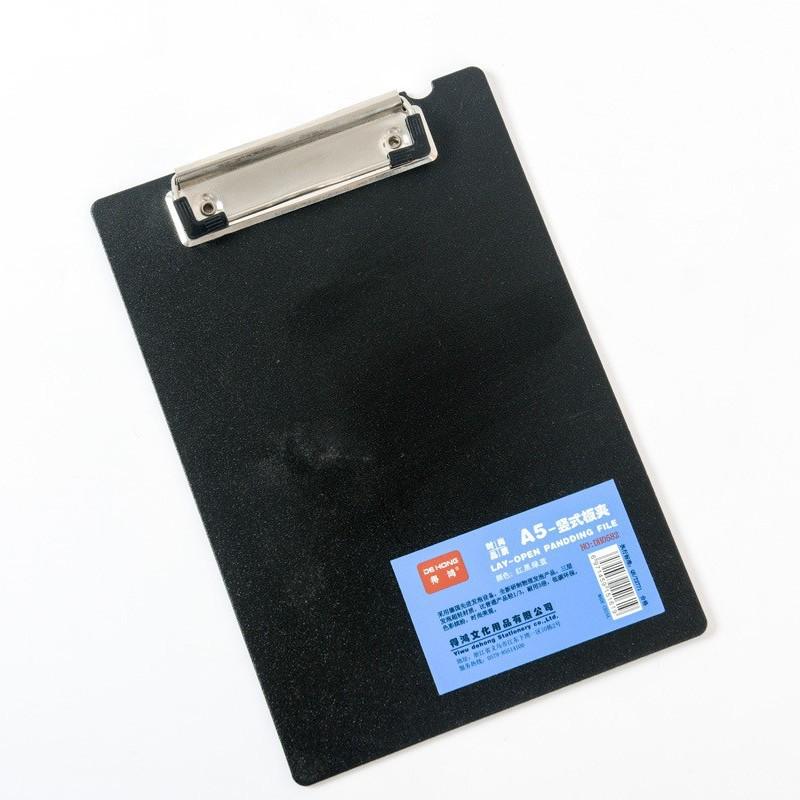 Morandi A4 Black PP Foam Clipboard - Thick, Student-Friendly Writing Board 