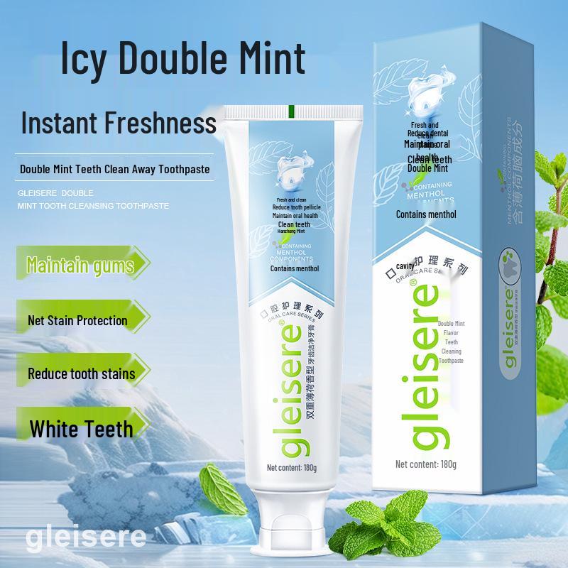 Dentifricio ad Alta Capacità 180g: Rinfresca l'alito, Sbianca, Rinforza, Combatte la Carie, Riduce le Macchie e Protegge le Gengive.