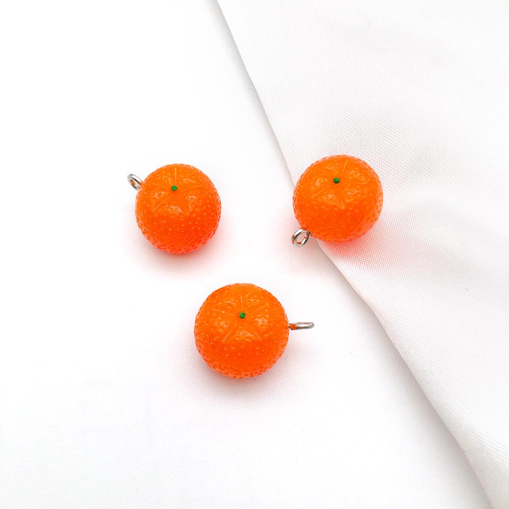 

Акриловая подвеска «Клубника-апельсин» для богемных летних украшений своими руками