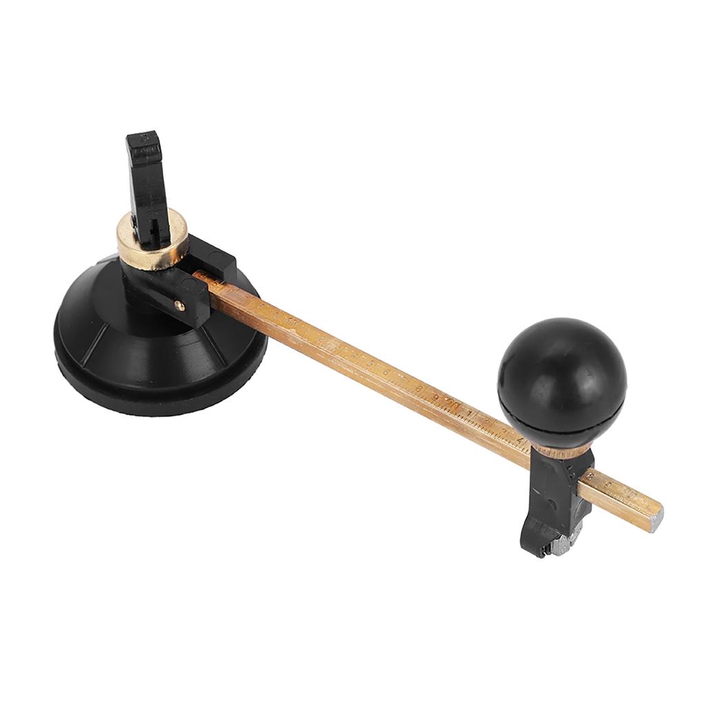 Glass Cutter 6 Wheel Circular Cutting Cutter with Suction Cup (#1)