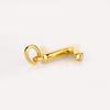 White Cubic Zirconia Pendant 925 Sterling Silver Gold Plated Jewelry Gift for Her