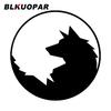BLKUOPAR Lobo Adesivo de Carro Fashion Protetor Solar Criativo Decalques Personalidade Original Recorte de Vinil Acessórios para Para-choque de Carro