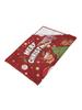 1pc Cartoon Santa Claus Print Red Flannel Blanket Various Size  Living Room Sofa Nap Leisure Blanket Soft and Machine Washable
