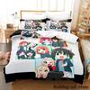 NIJIYON ANIMATION Bedding Set Single Twin Full Queen King Size Bed Set Adult Kid Bedroom Duvetcover Sets Anime Parure De Lit Bed