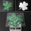 Bright Colored Luck Leaves  Porch Sign Welcome Door Sign Perfect for Patrick's Day Event Seasonal Decoration