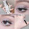 Light Fashion White Eyeliner! Extremely Fine Eyeliner Waterproof Not Smudge Red Brown Down To Beginners