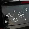 Reflective Waterproof Clear Sky Pattern Car Door & Rear Window Sticker