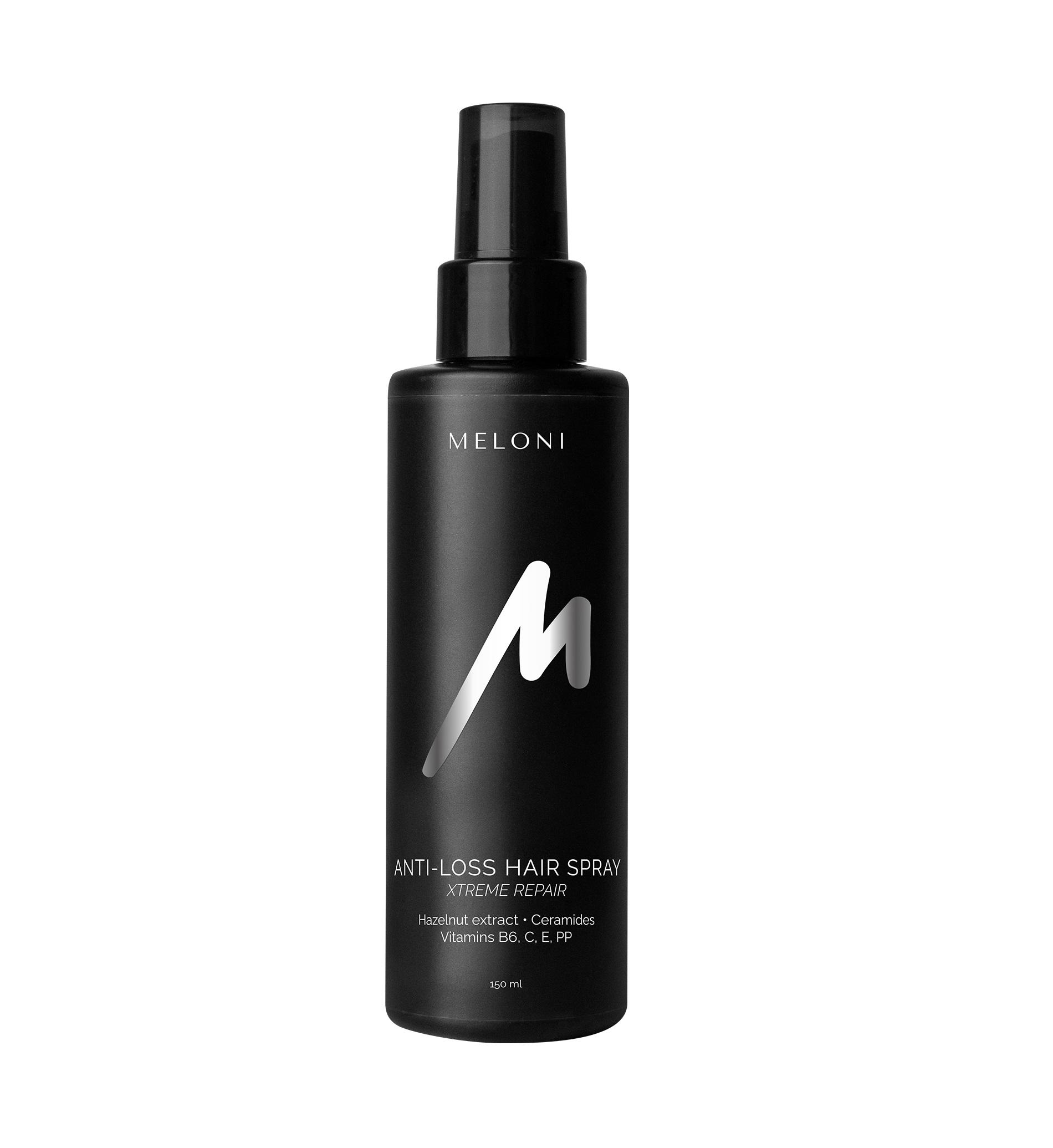 

Спрей проти випадання волосся ANTI-LOSS HAIR SPRAY XTREME REPAIR MELONI 150 мл