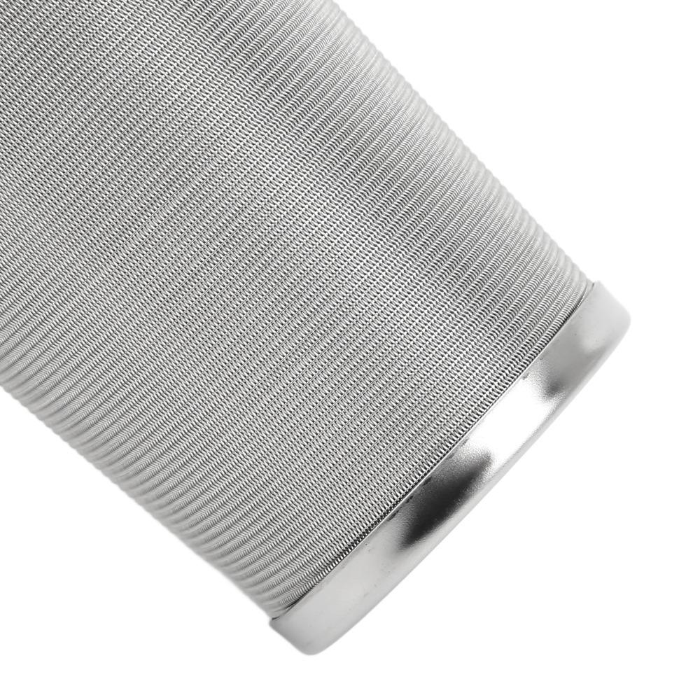 Acier Inoxydable 304 Filtre à Café Cold Brew Maille Filtrante Cercle en Caoutchouc Blanc Infuseur à Café Forme Cônicque Maille Infuseur à Café