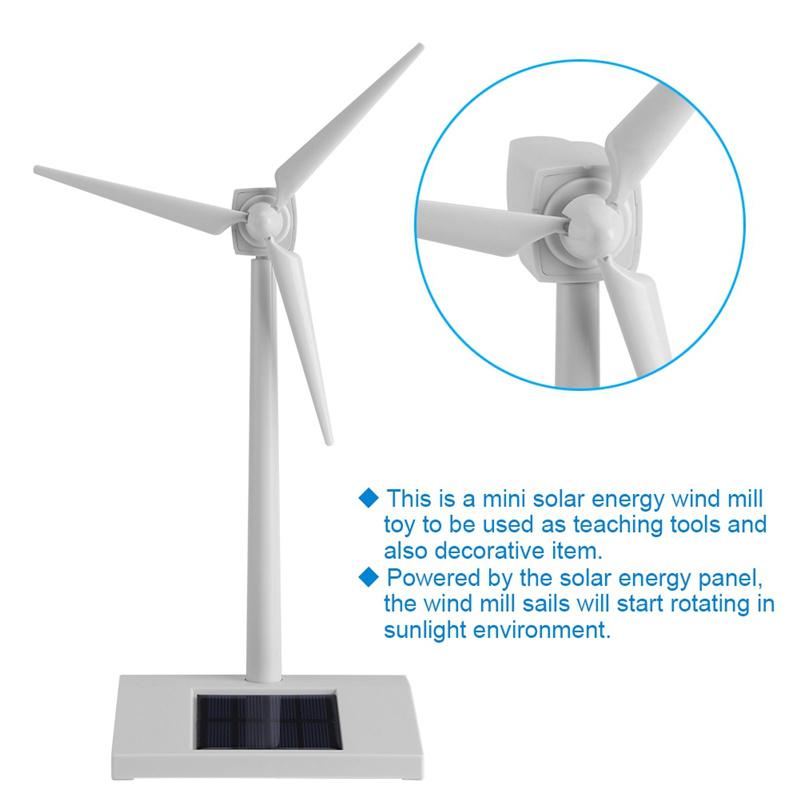Solar Wind Generator Model Educational Assembly Kit Desktop Decoration Exhibition Stand Gift