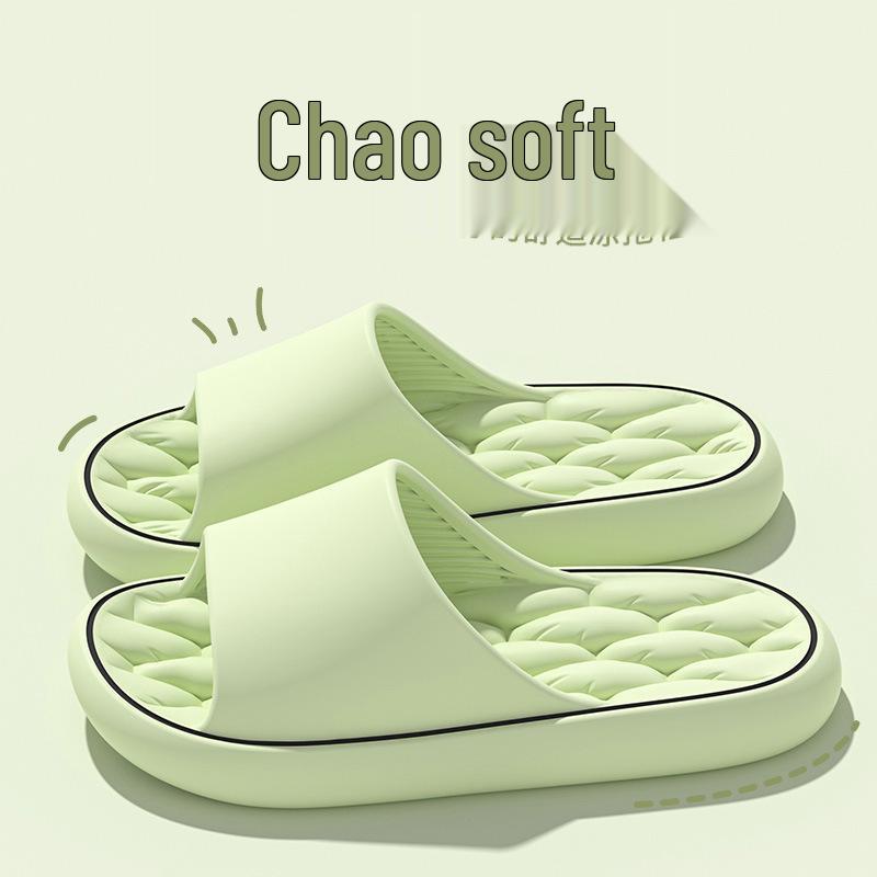 High-End Men's Non-Slip Odorless Indoor Slippers: Stylish Bathroom, Bathing, and Home Sandals for Summer.