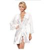 European and American Sexy Women's Summer Bathrobes, Lace Edge Perspective Sex Pajamas Sex Underwear Multi-piece Set