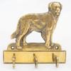 Hovawart, Hovie – Key holder with a dog, brass handle for dog accessories | Art-Dog