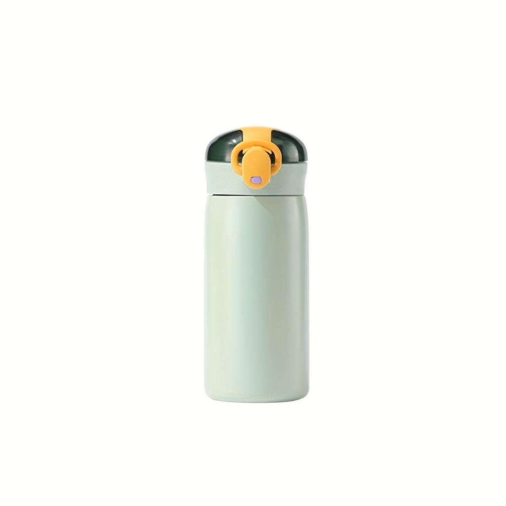 1pc 320ml/10.82oz Mini Water Bottle Vacuum Insulated Stainless Steel Water Flask With Straw Leak Proof Hot Cold Water Bottles