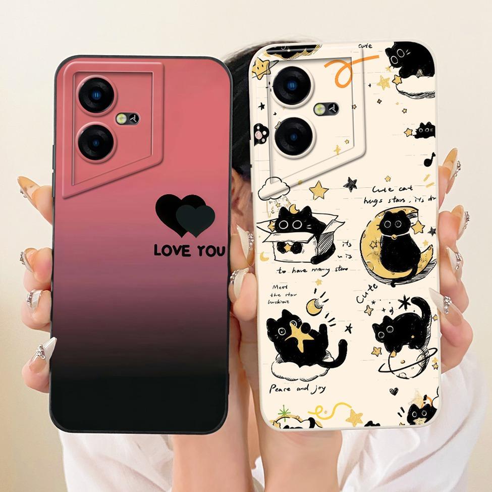 For Tecno Pova Neo3 Case Luxury Fashion Cool Kawaii Cute Painted Silicone Funda For Techno Pova Neo 3 LH6n Casing