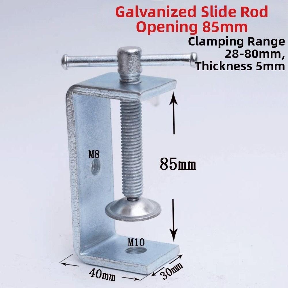 Adjustable Square Clamp Zinc Plating Fixed Holder Clip Professional C-clamp Hardware Fasteners