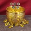 Brass Hundred Blessings Eight Directions Wealth Daily Progress Money Craft Ornament Treasure Jar Manufacturer Wholesale