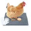 Eggs Laying Pad for Chicken Pack of 6 Plastic Nesting Mats Washable Reusable Poultry Backyard Nesting Essentail