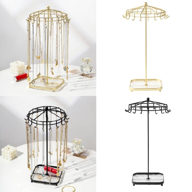 Stylish Jewelry Holder Rotating Necklace Organizers for Jewelry Storaging