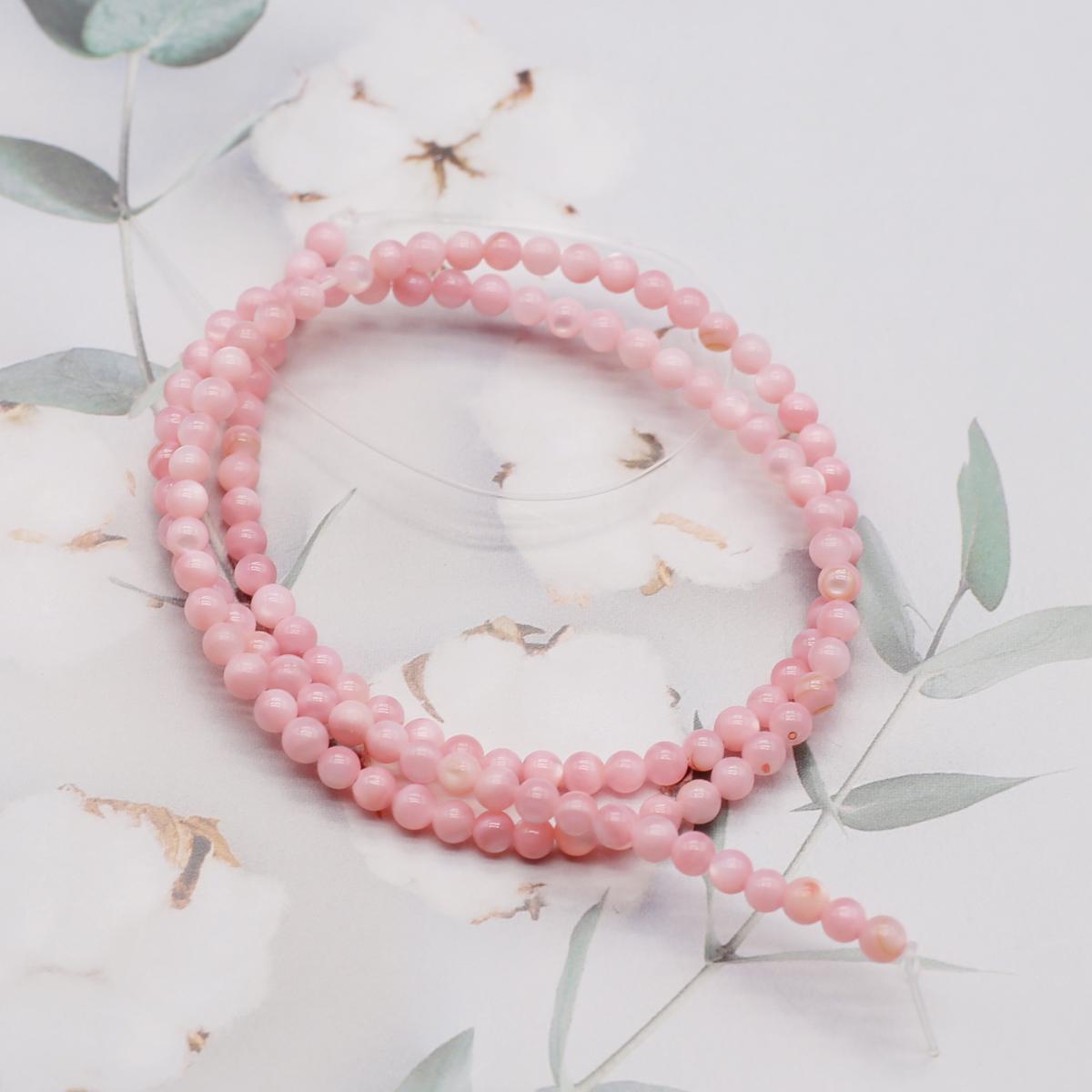 

Бусины из ракушек, круглые окрашенные бусины из натуральных ракушек для изготовления украшений своими руками, ожерелья, браслета, серег, аксессуаров 3-3.5mm