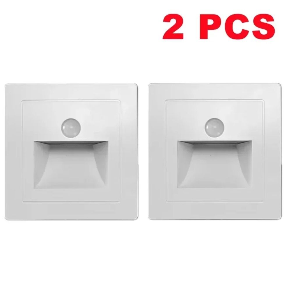2 Pcs Corridor Lighting Recessed Led Wall Lamp Step Lamp Stair Step Wall Lamp  Indoor