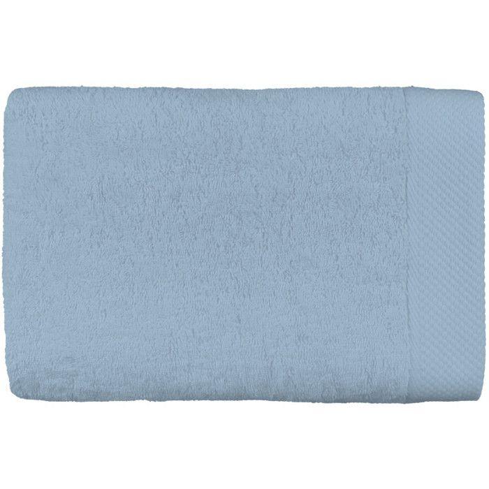 Drap de bain "Soft" 100 x 150 cm 100% Coton Peigné / 600 gr/m² - Soft Bleu Ciel