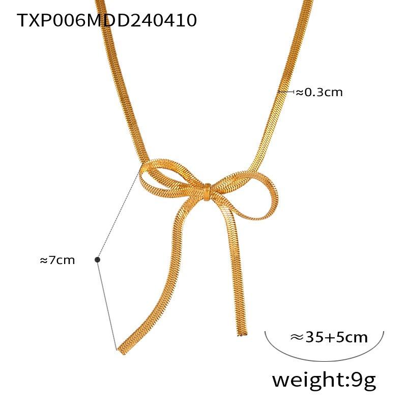 

Meier Bowearring bowknot jewelry - niche metal, instagram-style design jewelry set