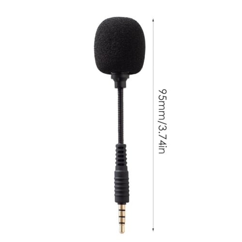 Kosesater Mini Condenser Microphone, Mini Microphone, Lapel Microphone, Condenser Microphone, Smartphone Microphone, PC/Smartphone Compatible, Lapel M