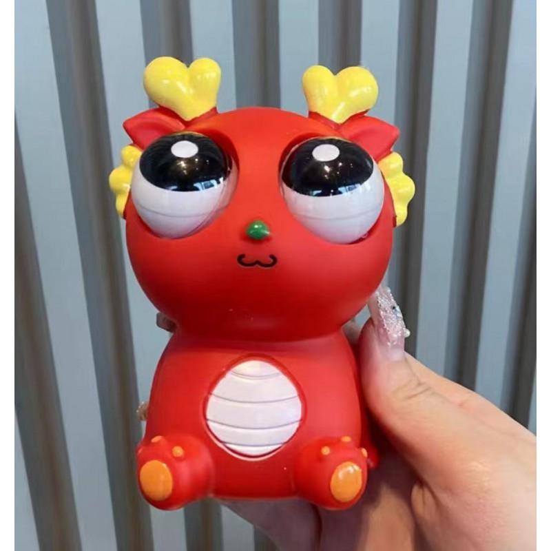 Squeeze Stress Relief Toy Dragon Desktop Decor Adults Kids Handheld Fidget Sensory Multiple Colors