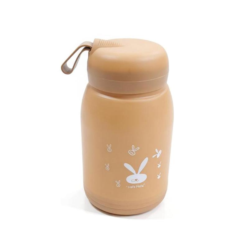 Mini 320ml Süße Flasche Tragbarer Thermobecher Glas-Isolierbecher Vakuumflaschen Wasserflasche Für Mädchen Kind