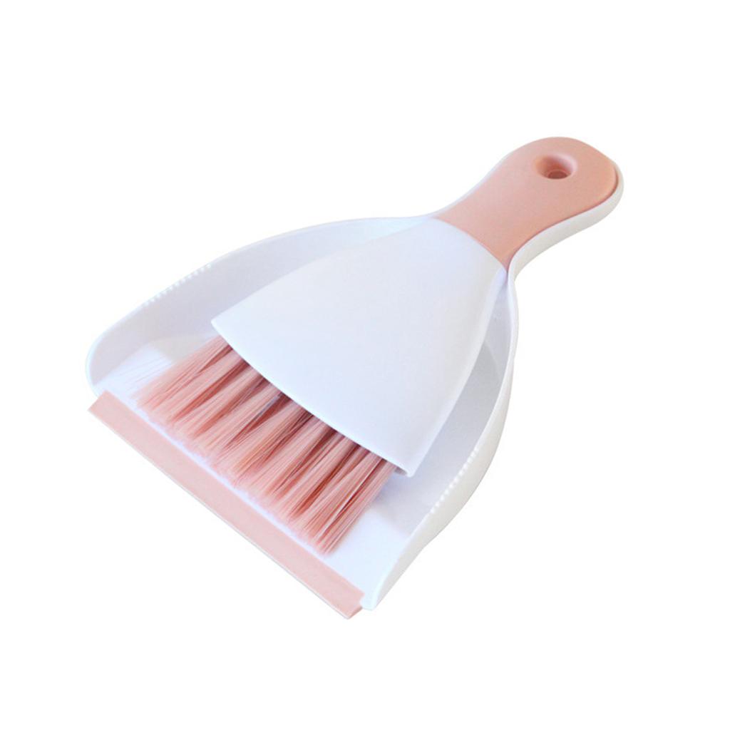 Home Small Cleaning Broom Dustpan Set Mini Brush Small Broom Dustpan Kit Desktop Garbage Sweeper Household Cleaning Tool