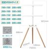 Fydeamer Easel TV Stand Tripod TV Stand Compatible with Inches Corner Free Standing VESA Standard Continuously Adjustable Height TV Mount Load
