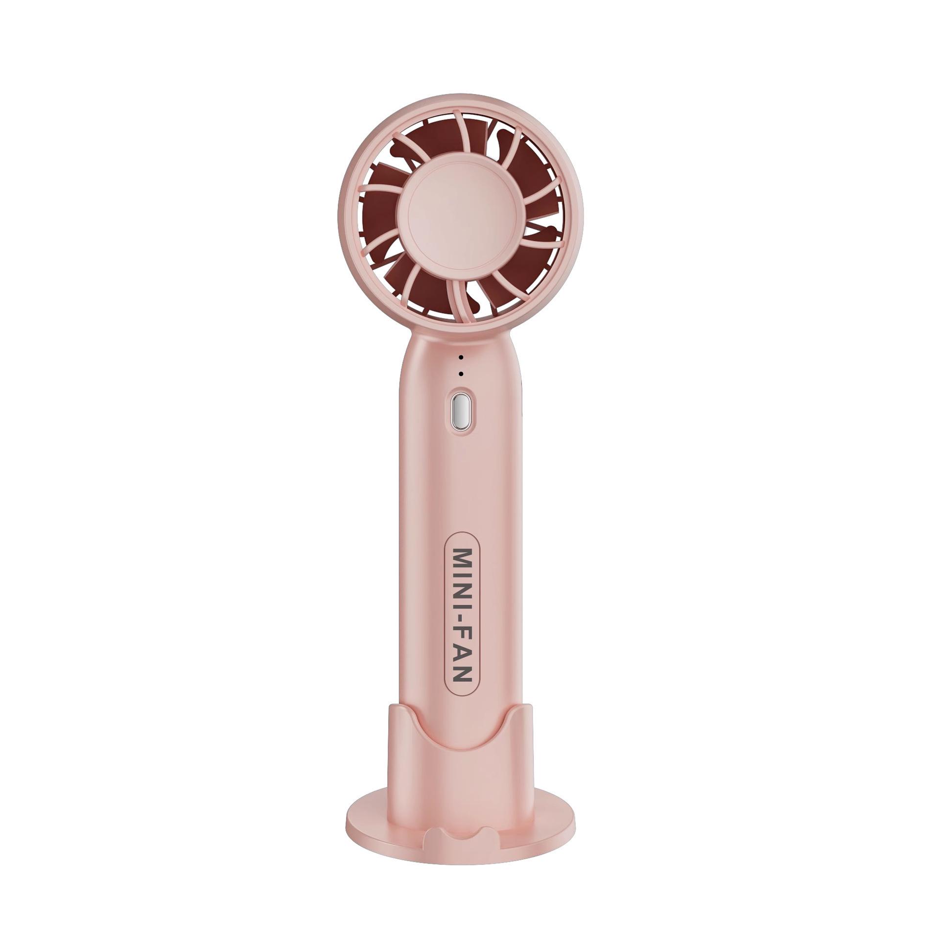 Portable Mini USB Silent Desk Fan: Rechargeable and Compact 3-Speed Adjustment