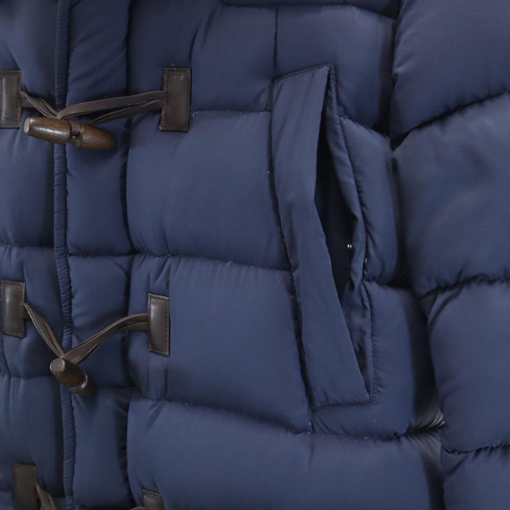 Herno Made In Romania Goose Down Coat 44 Blue PRODUZ LAVJPI HOODIE Men's Used