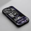 Super Cool Toji Fushiguro Anime Man Phone Case For iPhone 16 15 14 13 12 11 Plus Pro Max Luxury Lambskin Silicone Cover Black