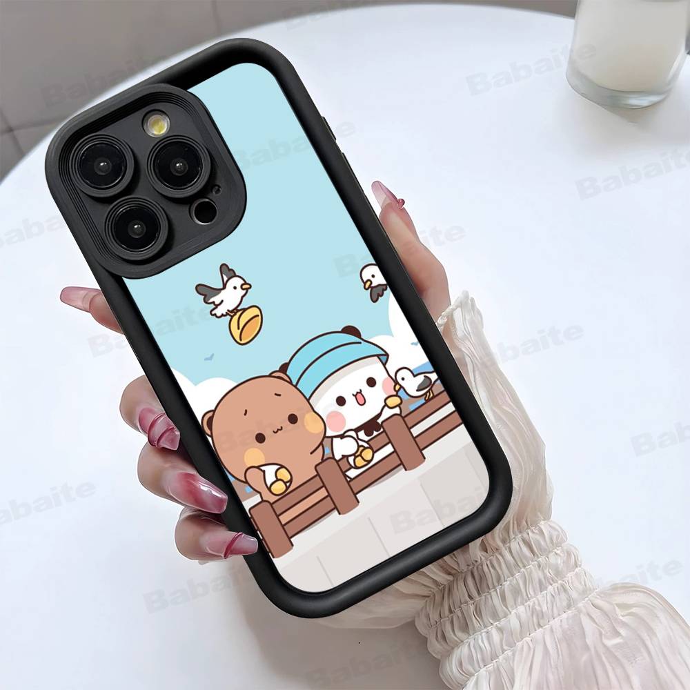 Cute Cartoon Bubu Dudu For iPhone 17 16 15 14 13 12 11 Pro Max Plus Phone Case Covers
