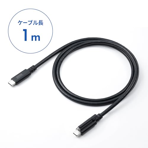 Sanwa Supply USB 20Gbps Type-C Cable (Single Screw Lock, 240W, 1m) KU-20GCCPESSL10