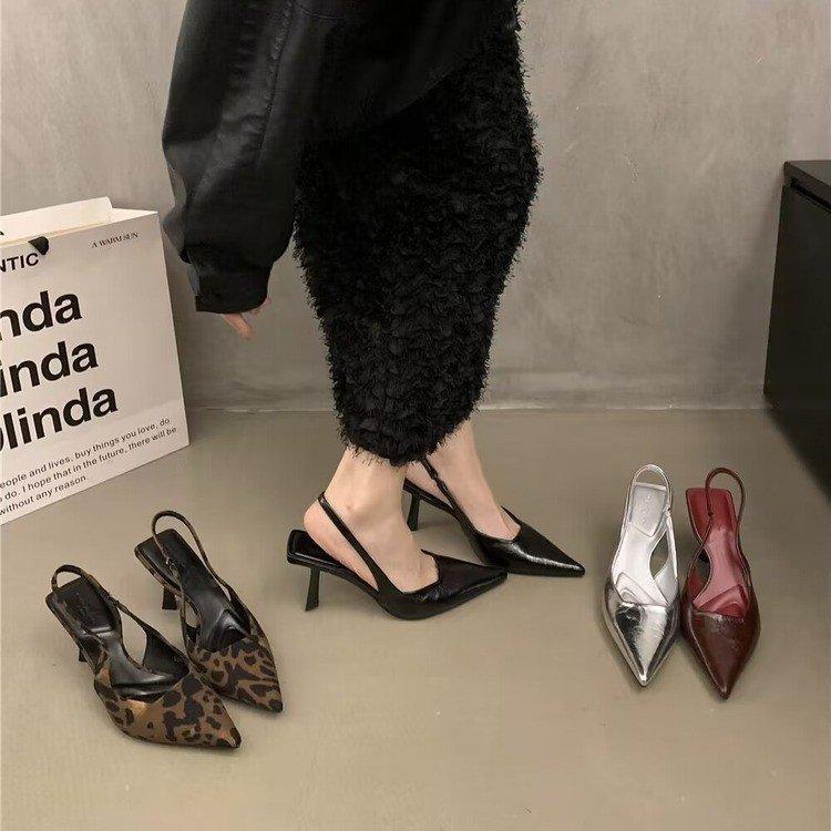 [Yushilai] High-end niche high heels women's spring 2025 new temperament French fairy style sandals