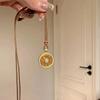 New Chinese High-end Golden Fringed Necklace Female Retro Coin Gourd Exquisite Collarbone Chain Light Luxury Niche Neck Chain