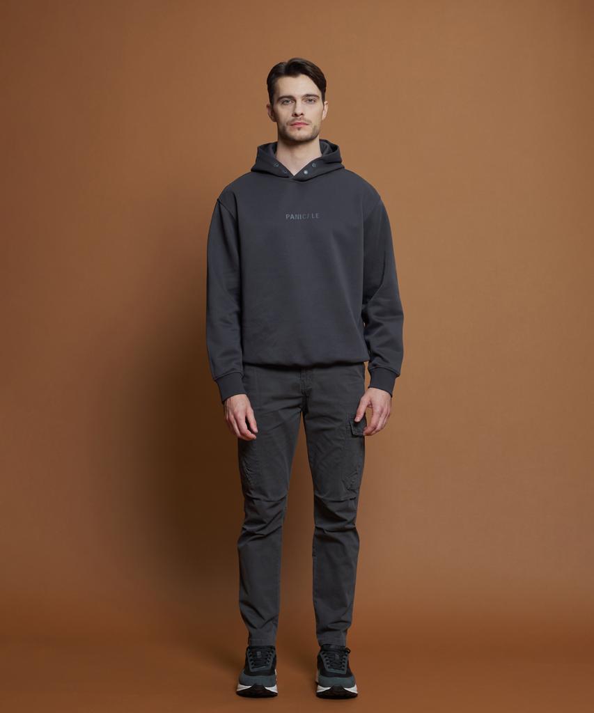 PANICALE Charcoal Drawstring Cargo Pants