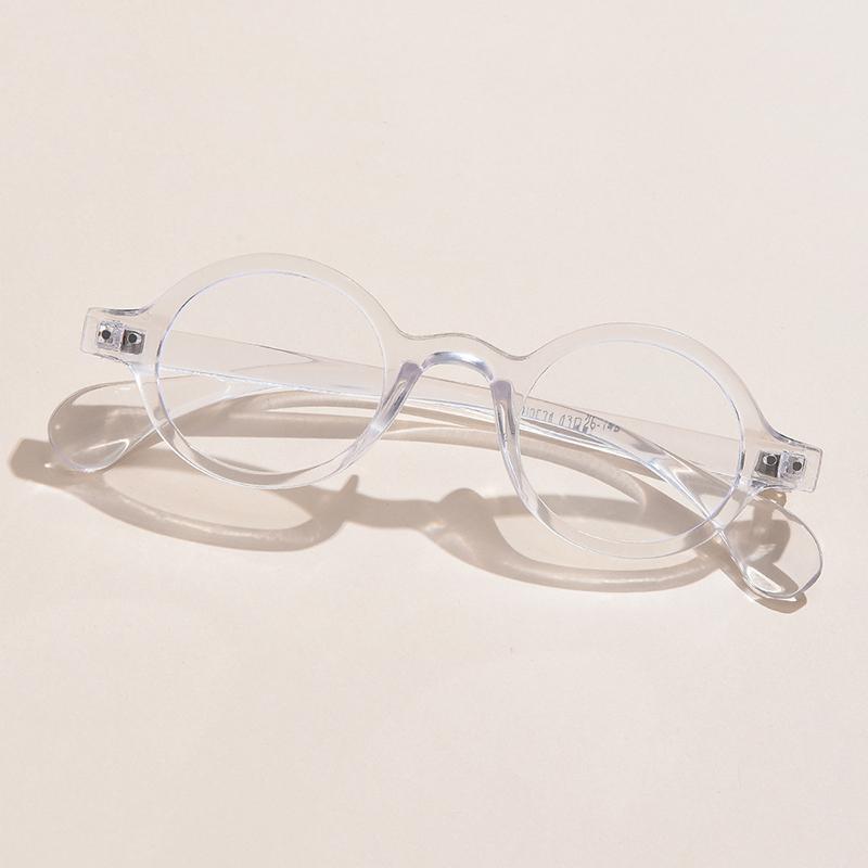May Flower 2021 New Reading Glasses For Men Blue Light Cut Computer Eyeglasses Frame Women Round Retro Men s Glasses Diopters +2 0